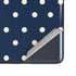 Blue and Cream Polka Dots Galaxy S20 Fan Edition Skin